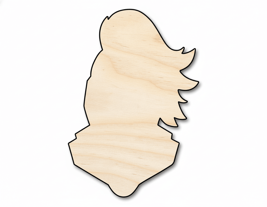 Unfinished Wood Knight Mascot Shape | DIY Craft Cutout | up to 46" DIY - NameSigns.com