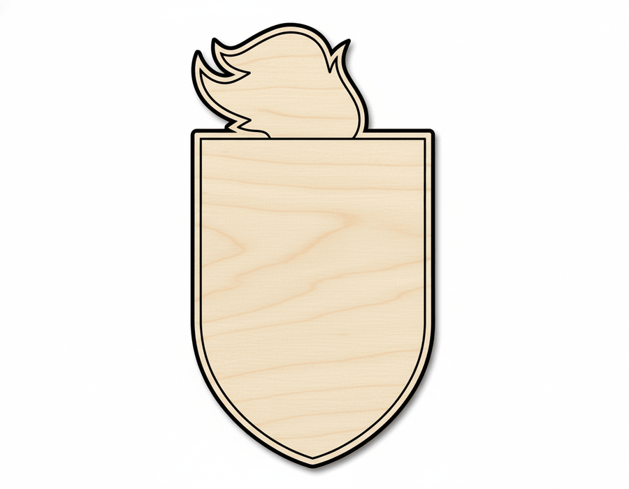 Unfinished Wood Knight Mascot Shape | DIY Craft Cutout | up to 46" DIY - NameSigns.com