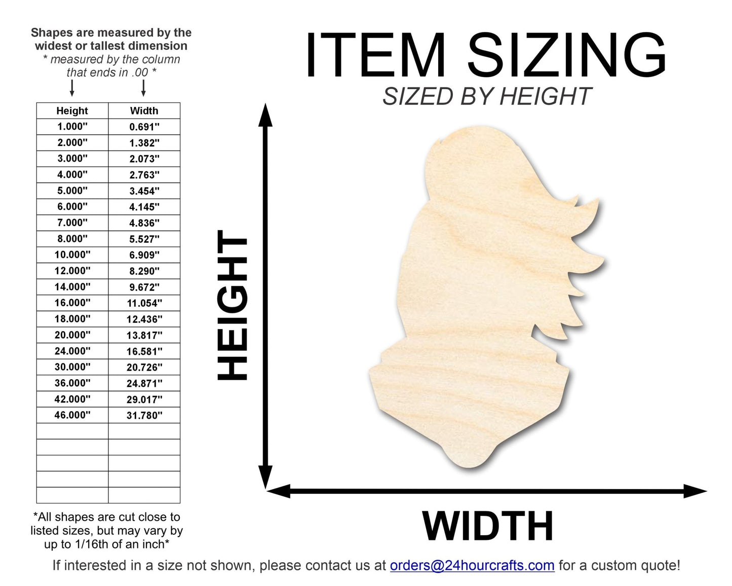 Unfinished Wood Knight Mascot Shape | DIY Craft Cutout | up to 46" DIY - NameSigns.com