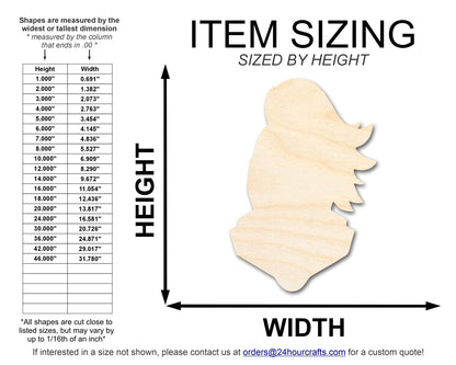 Unfinished Wood Knight Mascot Shape | DIY Craft Cutout | up to 46" DIY - NameSigns.com