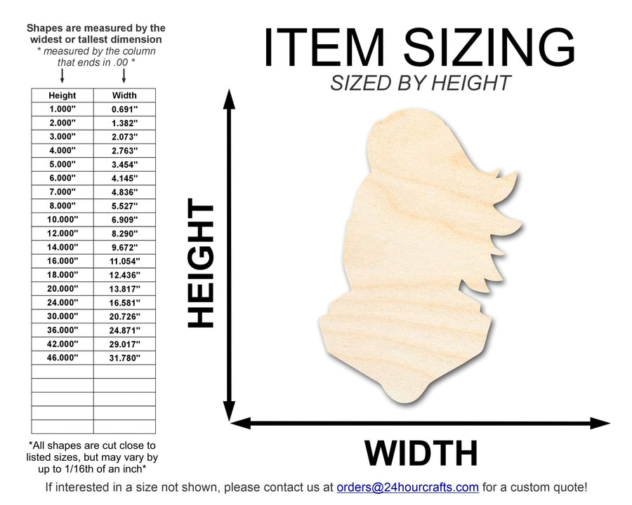 Unfinished Wood Knight Mascot Shape | DIY Craft Cutout | up to 46" DIY - NameSigns.com