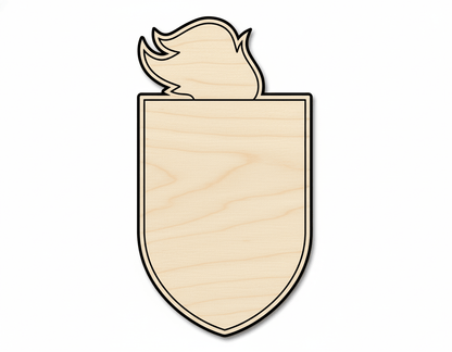 Unfinished Wood Knight Mascot Shape | DIY Craft Cutout | up to 46" DIY - NameSigns.com
