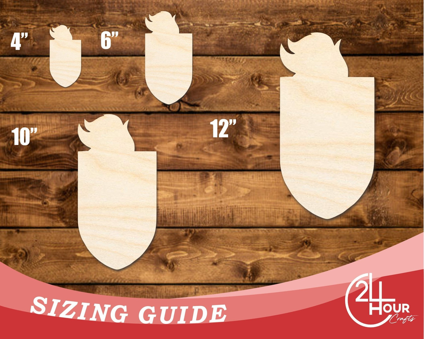 Unfinished Wood Knight Mascot Shape | DIY Craft Cutout | up to 46" DIY - NameSigns.com