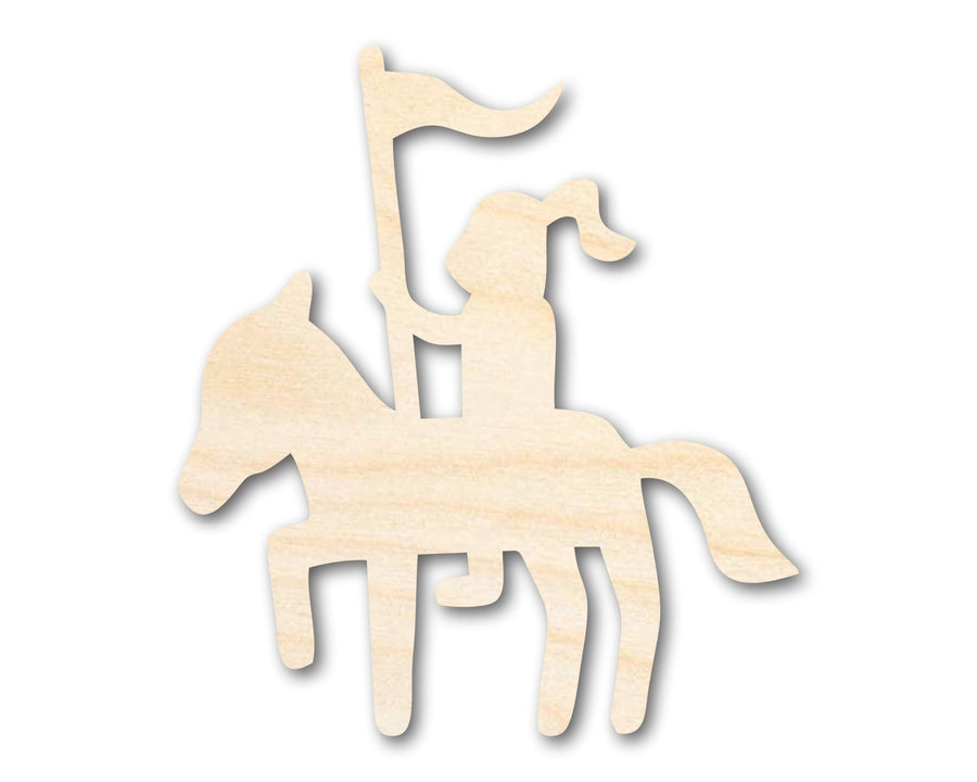 Unfinished Wood Knight Shape - Craft - up to 46" - NameSigns.com