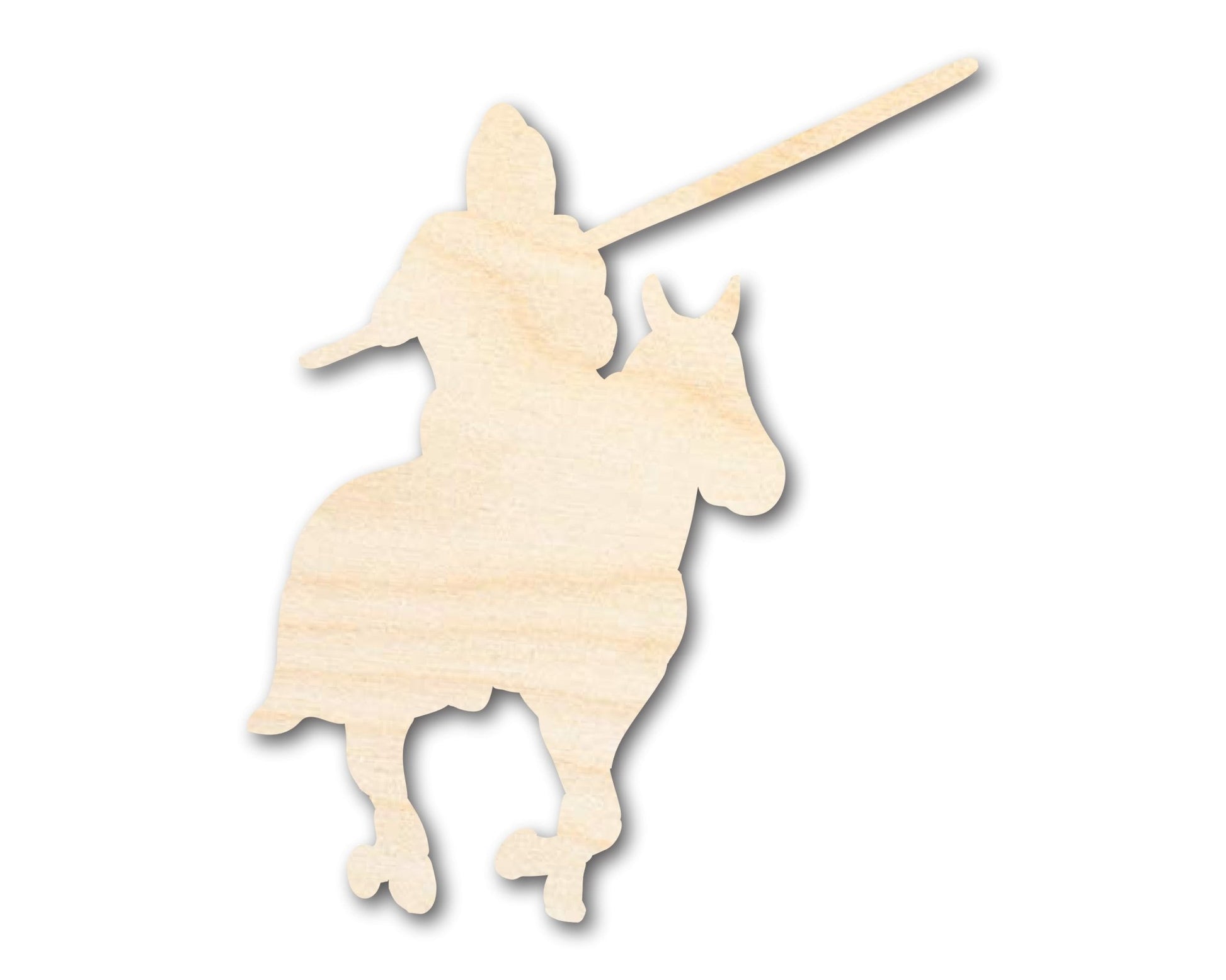 Unfinished Wood Knight Shape | DIY Craft Cutout | up to 46" DIY - NameSigns.com
