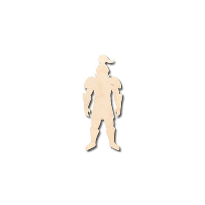 Unfinished Wood Knight Shape - Medieval - Renaissance - Craft - up to 46" DIY - NameSigns.com