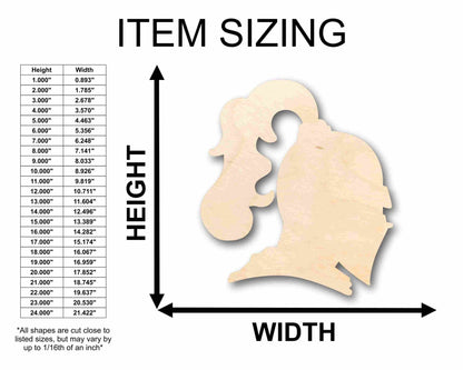 Unfinished Wood Knight Silhouette - Craft - up to 46" DIY - NameSigns.com