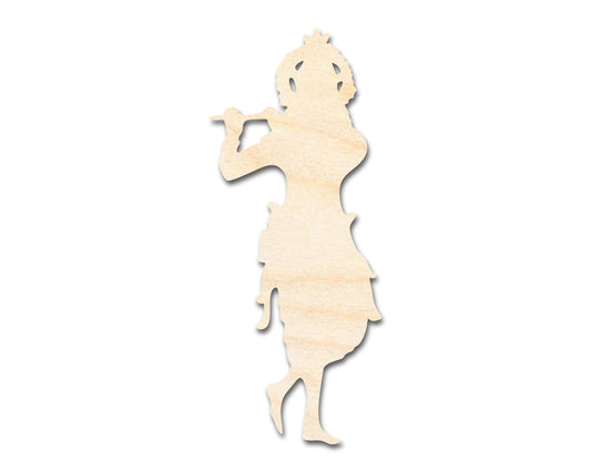 Unfinished Wood Krishna Shape - Craft - up to 46" - NameSigns.com