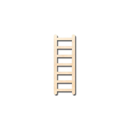 Unfinished Wood Ladder Shape - Fireman - Craft - up to 46" DIY - NameSigns.com