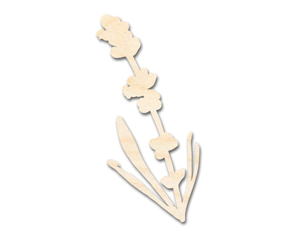 Unfinished Wood Lavender Shape | DIY Craft Cutout | up to 46" DIY - NameSigns.com
