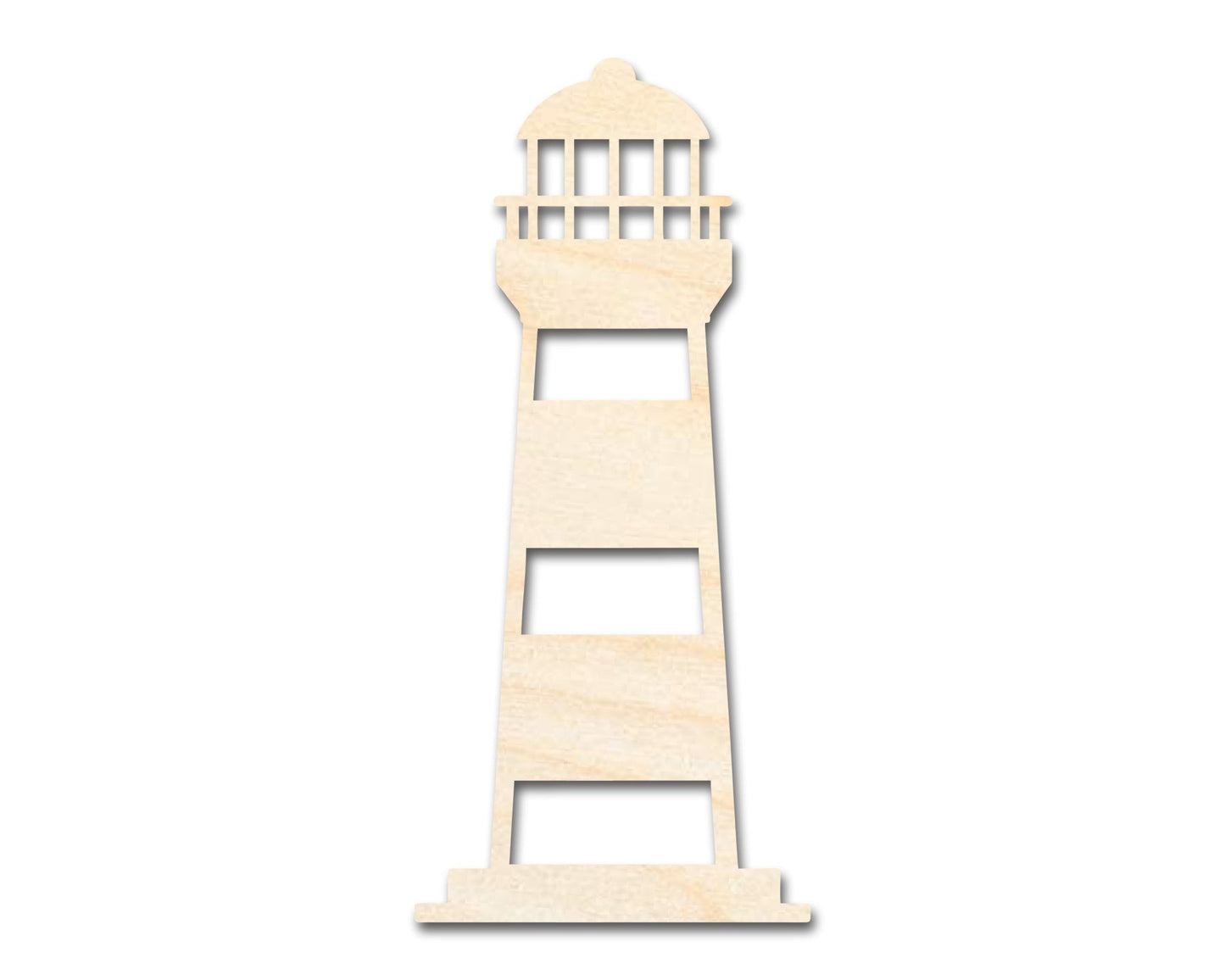 Unfinished Wood Lighthouse Shape | DIY Craft Cutout | up to 46" DIY - NameSigns.com