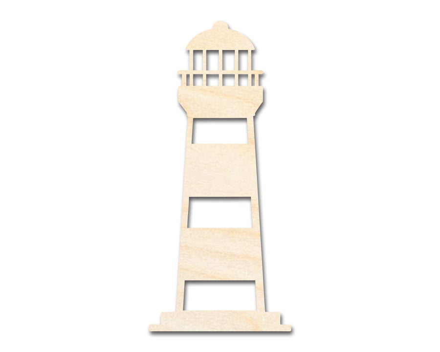 Unfinished Wood Lighthouse Shape | DIY Craft Cutout | up to 46" DIY - NameSigns.com
