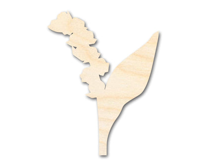 Unfinished Wood Lilly Of The Valley Shape | DIY Craft Cutout | up to 46" DIY - NameSigns.com