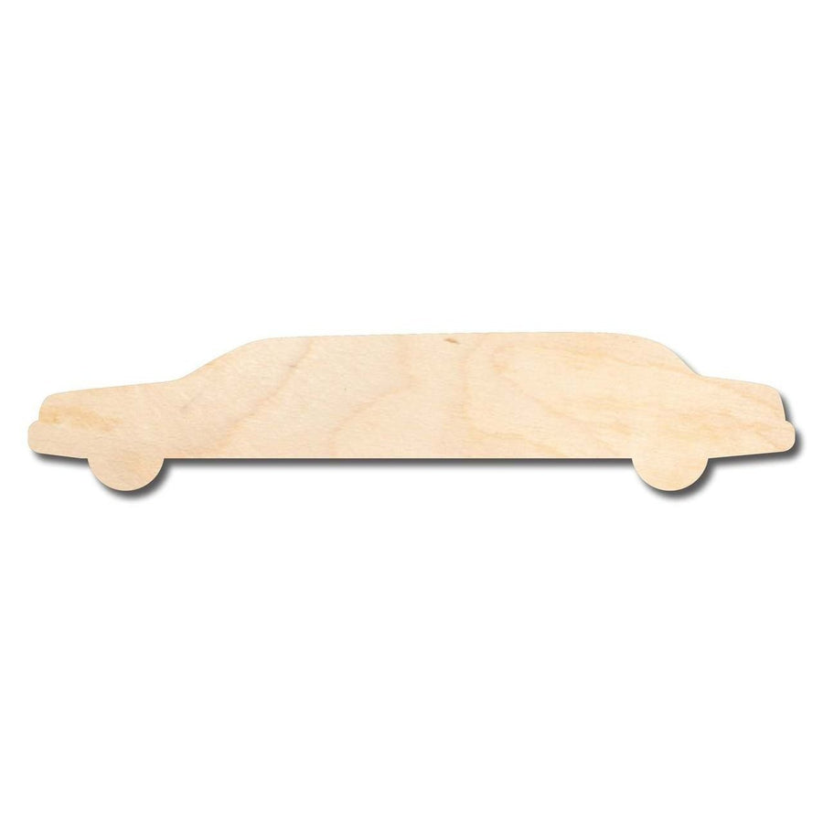 Unfinished Wood Limo Shape - Craft - up to 46" DIY - NameSigns.com