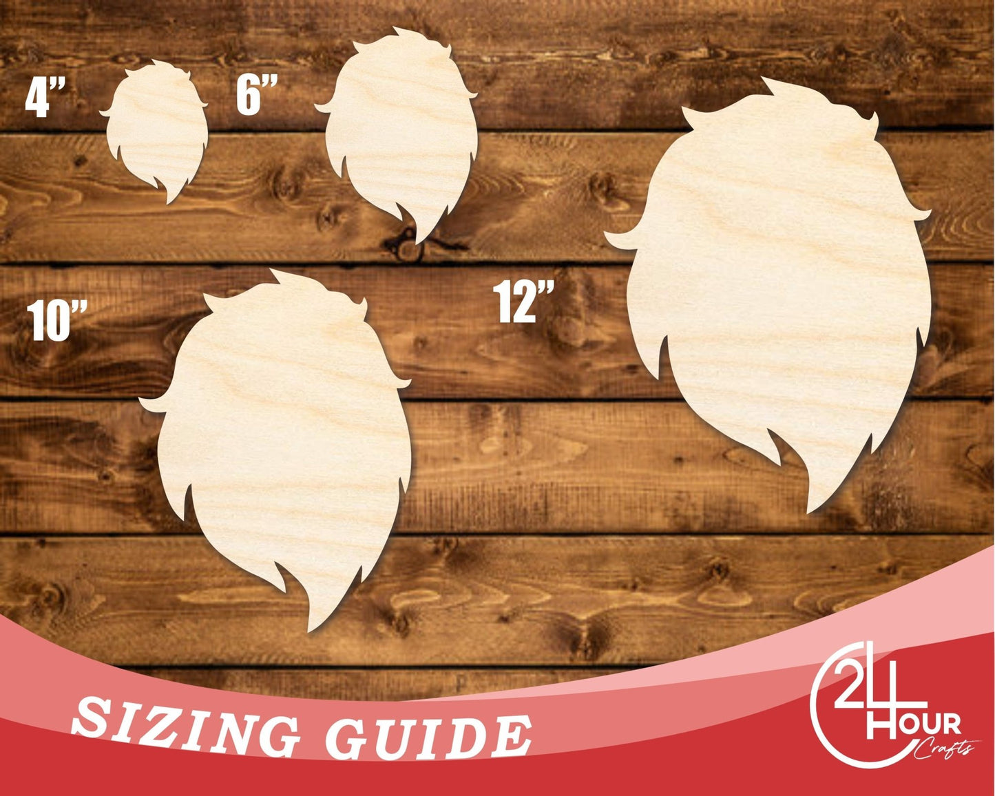 Unfinished Wood Lion Mascot Shape | DIY Craft Cutout | up to 46" DIY - NameSigns.com