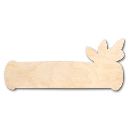 Unfinished Wood Log Sign Shape - Craft - up to 46" DIY - NameSigns.com