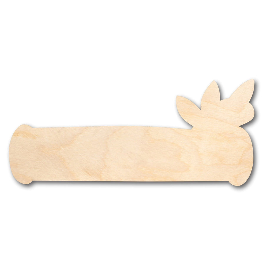 Unfinished Wood Log Sign Shape - Craft - up to 46" DIY - NameSigns.com