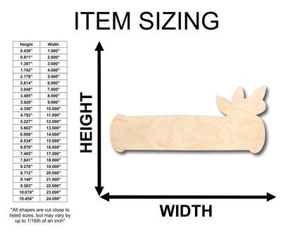 Unfinished Wood Log Sign Shape - Craft - up to 46" DIY - NameSigns.com
