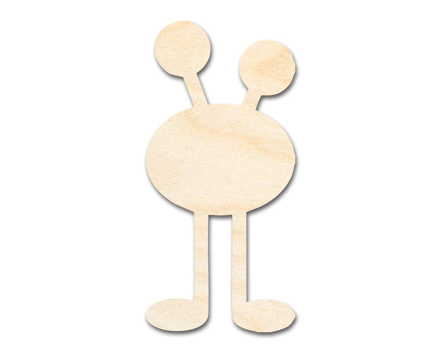 Unfinished Wood Long Leg Monster Shape | DIY Craft Cutout | up to 46" DIY - NameSigns.com