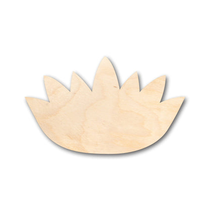 Unfinished Wood Lotus Flower Shape - Craft - up to 46" DIY - NameSigns.com