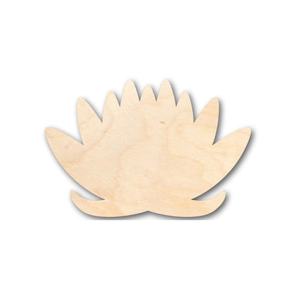 Unfinished Wood Lotus Flower Shape - Spring - Flower - Craft - up to 46" DIY - NameSigns.com