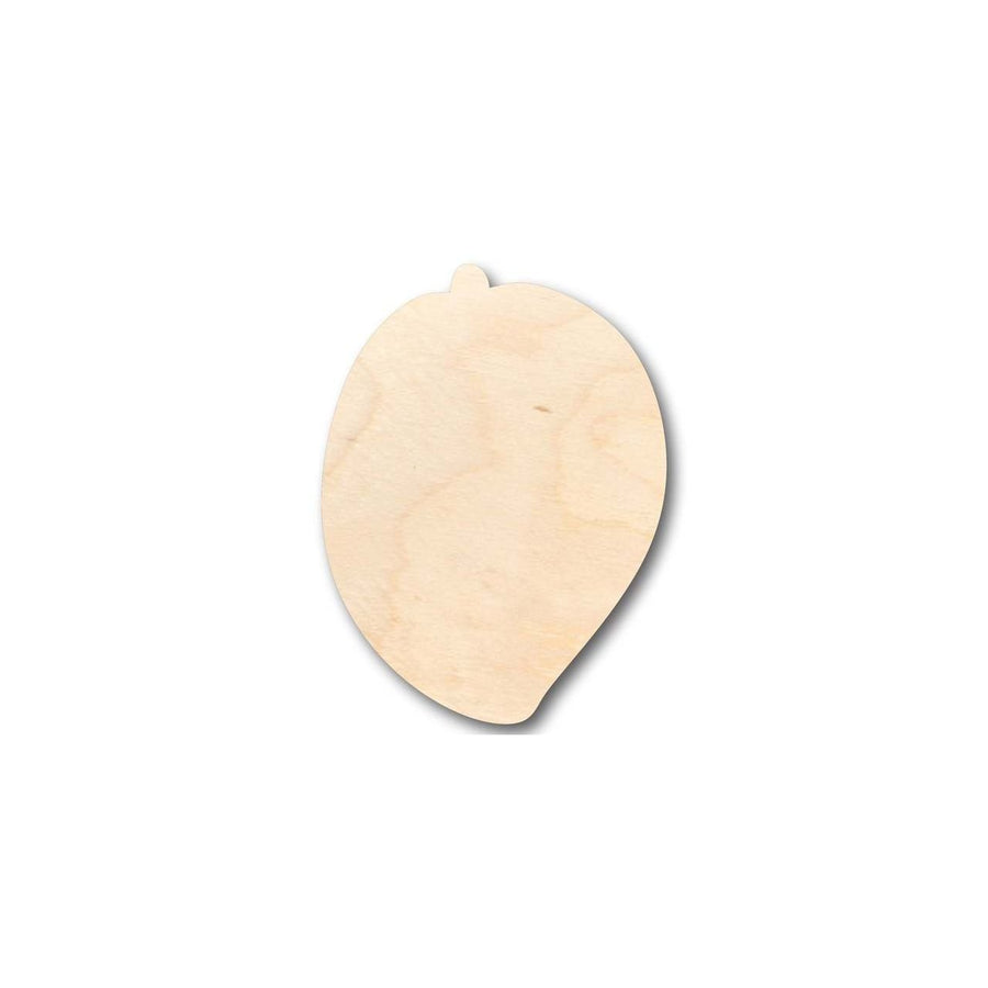 Unfinished Wood Mango Shape - Fruit - Tropical - Craft - up to 46" DIY - NameSigns.com