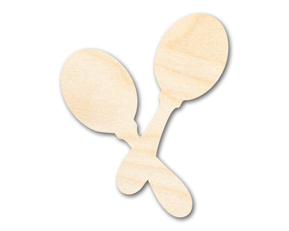 Unfinished Wood Maracas Shape | DIY Mariachi Craft Cutout | up to 46" DIY - NameSigns.com