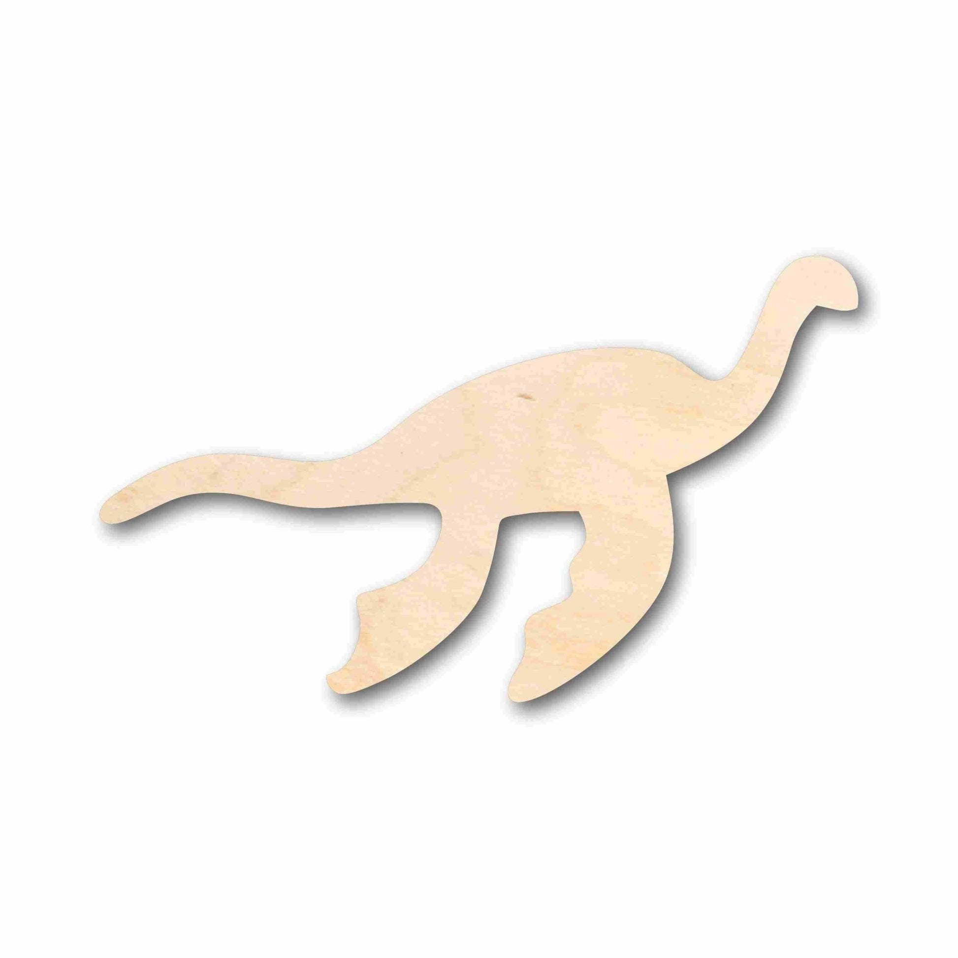 Unfinished Wood Marine Dinosaur Silhouette - Craft - up to 46" DIY - NameSigns.com