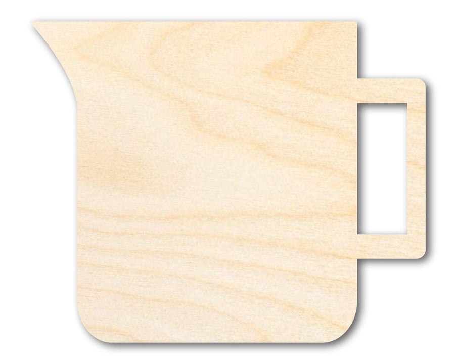 Unfinished Wood Measuring Cup Shape | DIY Craft Cutout | up to 46" DIY - NameSigns.com