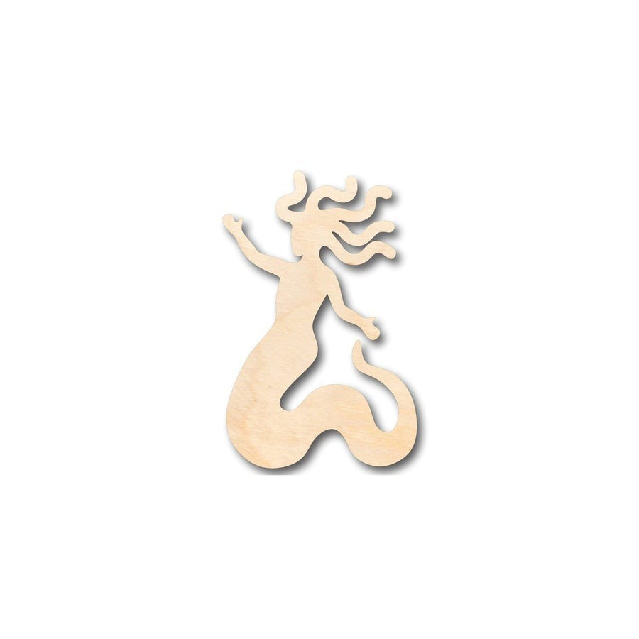 Unfinished Wood Medusa Shape - Greek - Mythical - Monster - Craft - up to 46" DIY - NameSigns.com