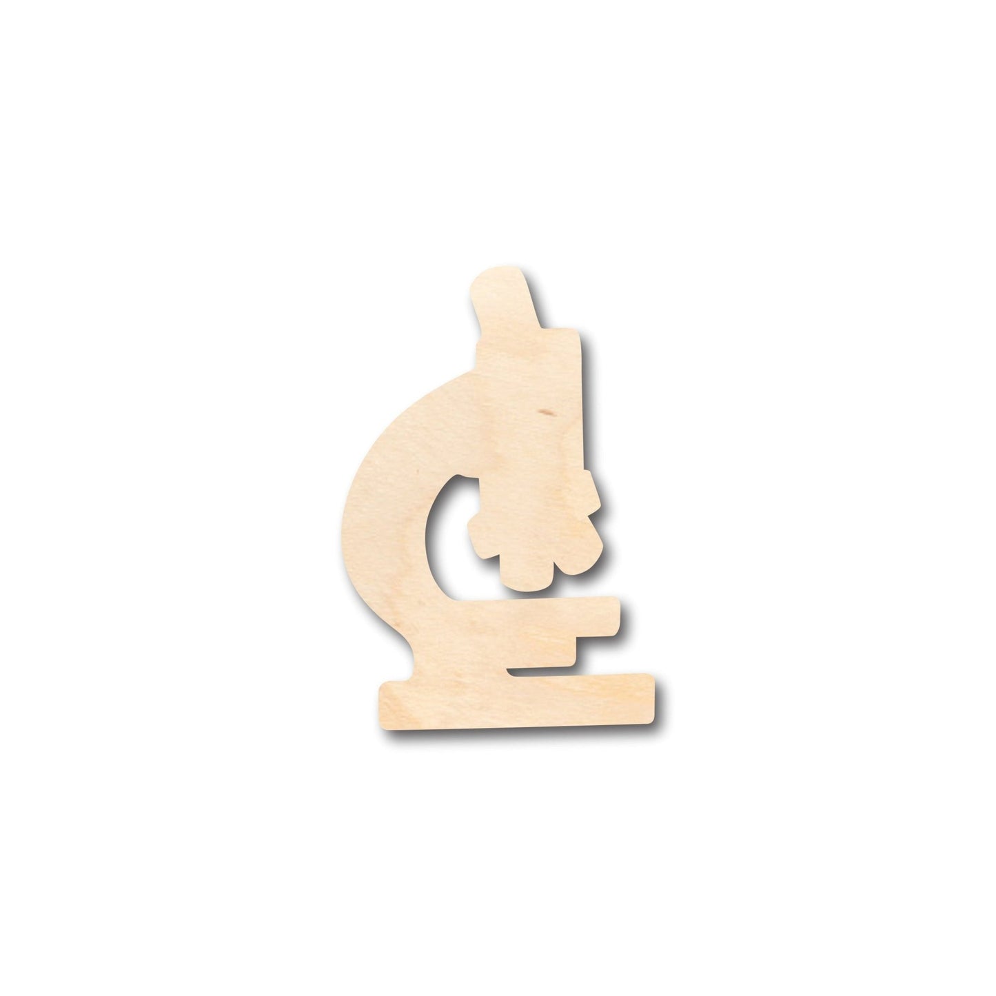 Unfinished Wood Microscope Shape - Craft - up to 46" DIY - NameSigns.com