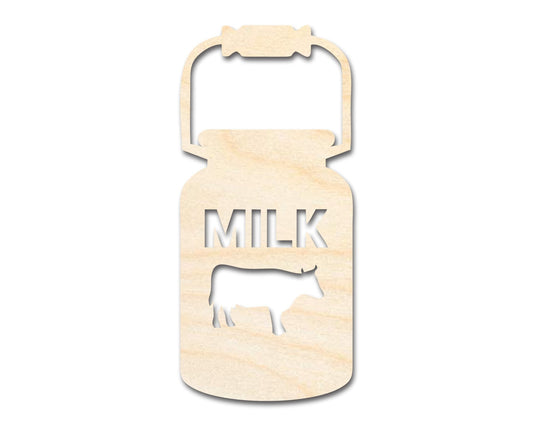 Unfinished Wood Milk Jug Shape | DIY Craft Cutout | up to 46" DIY - NameSigns.com