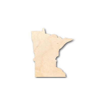 Unfinished Wood Minnesota Shape - State - Craft - up to 46" DIY - NameSigns.com