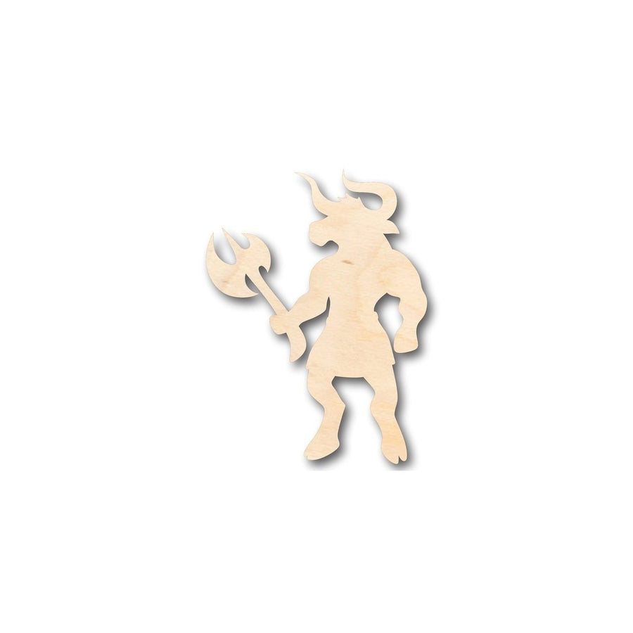 Unfinished Wood Minotaur Shape - Greek - Mythical - Monster - Craft - up to 46" DIY - NameSigns.com