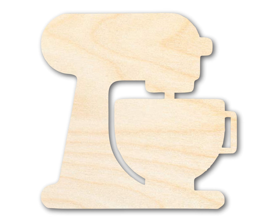 Unfinished Wood Mixer with Bowl Shape | DIY Craft Cutout | up to 46" DIY - NameSigns.com