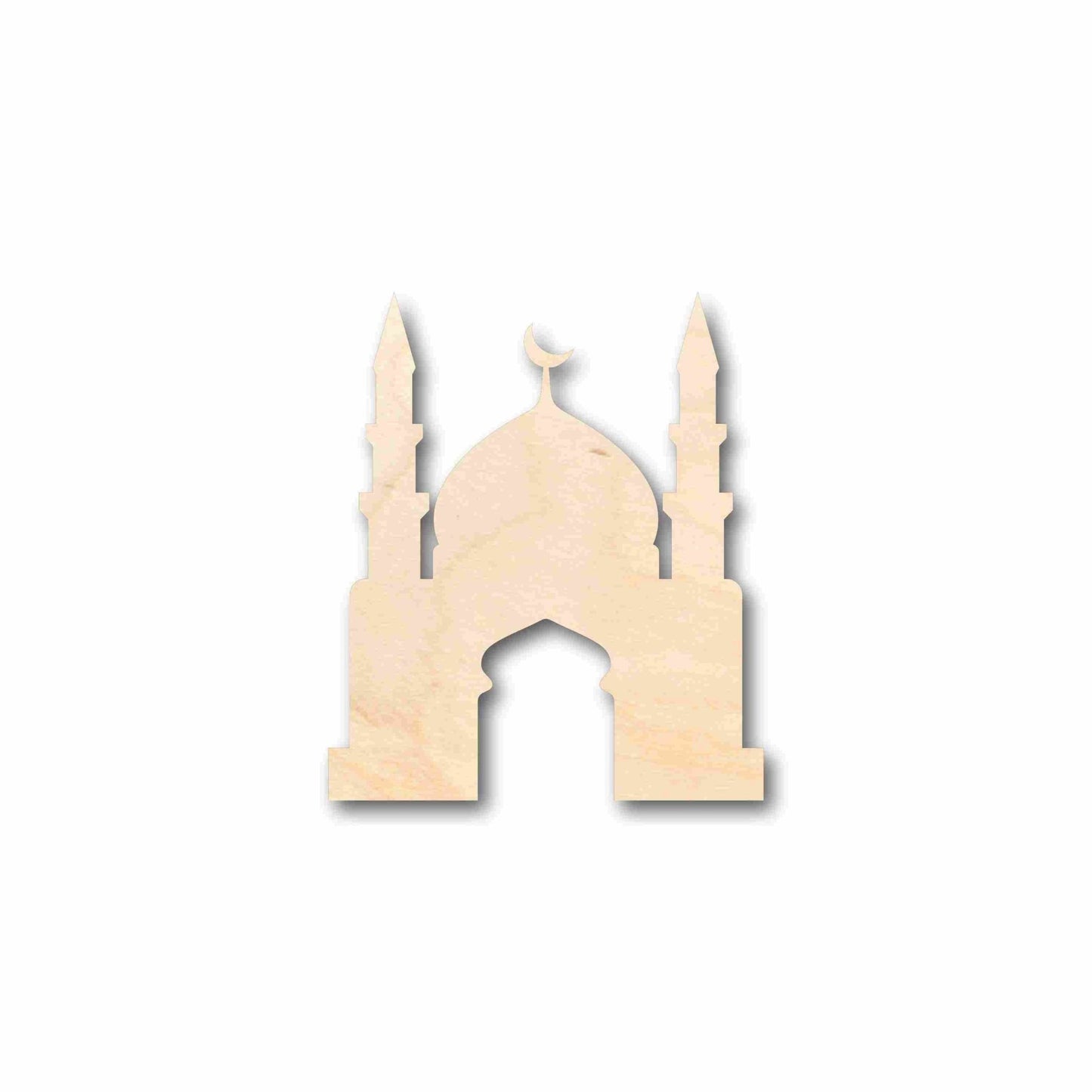 Unfinished Wood Mosque Silhouette - Craft - up to 46" DIY - NameSigns.com