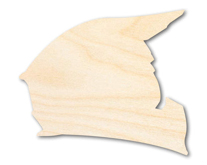 Unfinished Wood Motorcycle Helmet Shape | DIY Craft Cutout | up to 46" DIY - NameSigns.com
