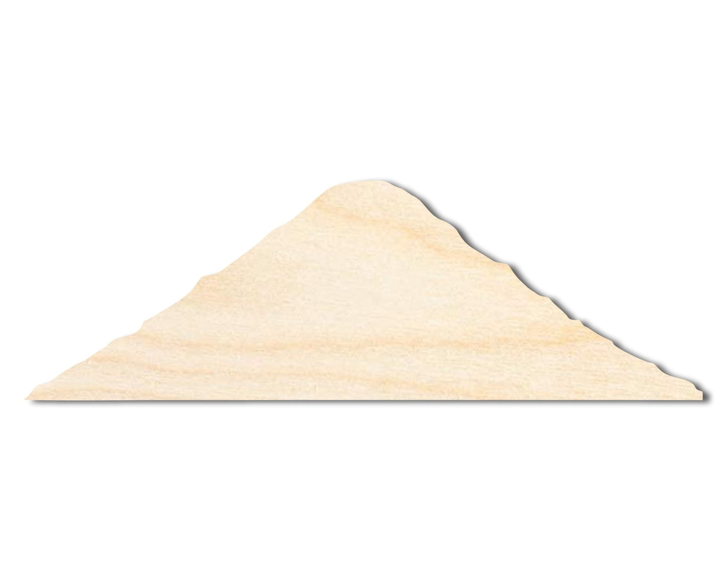 Unfinished Wood Mount Fiji Shape | DIY Craft Cutout | up to 46" DIY - NameSigns.com