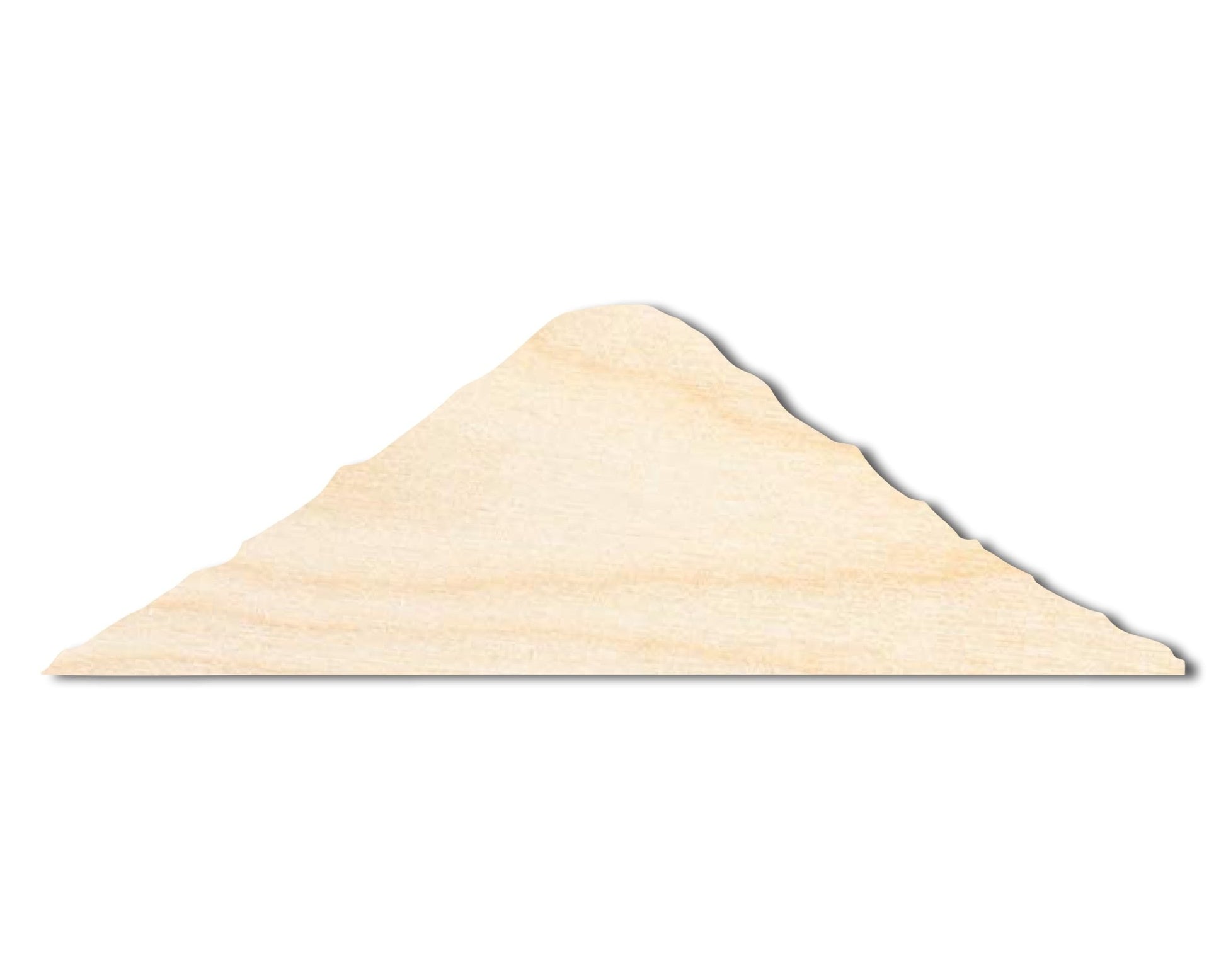 Unfinished Wood Mount Fiji Shape | DIY Craft Cutout | up to 46" DIY - NameSigns.com