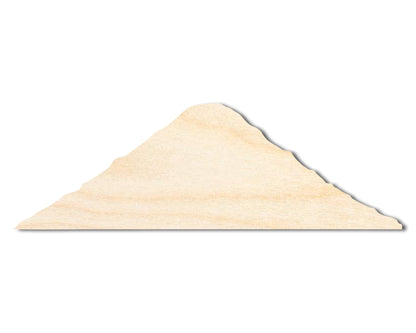 Unfinished Wood Mount Fiji Shape | DIY Craft Cutout | up to 46" DIY - NameSigns.com