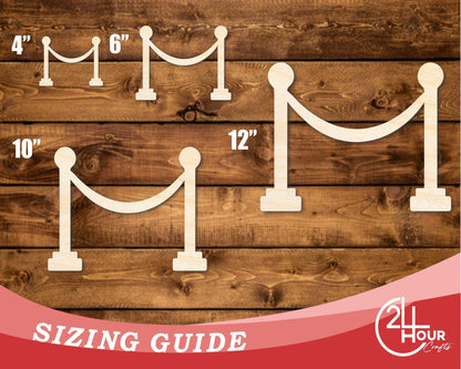 Unfinished Wood Movie Rope Shape | DIY Craft Cutout | up to 46" DIY - NameSigns.com
