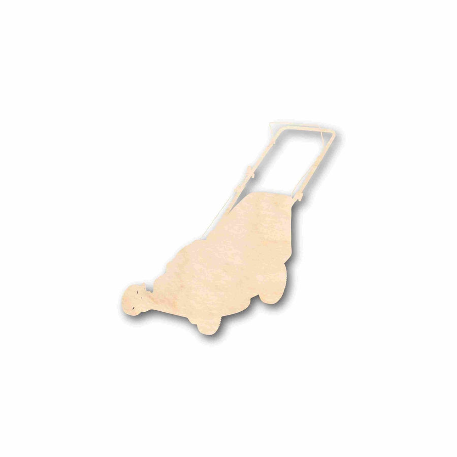 Unfinished Wood Mower Silhouette - Craft - up to 46" DIY - NameSigns.com
