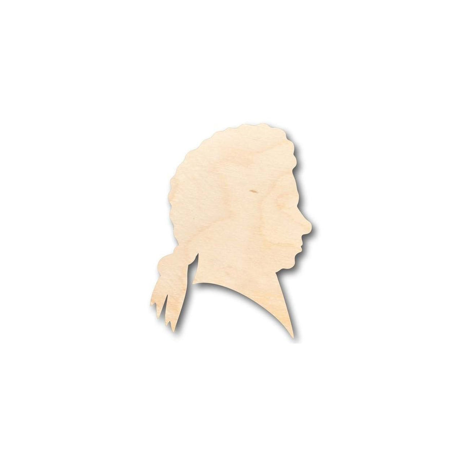 Unfinished Wood Mozart Shape - Music - History - Craft - up to 46" DIY - NameSigns.com