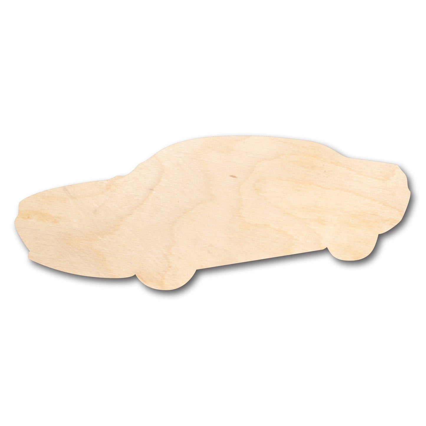 Unfinished Wood Muscle Car Shape - Craft - up to 46" DIY - NameSigns.com