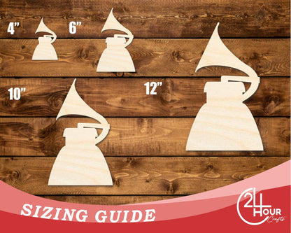 Unfinished Wood Music Award Shape | DIY Craft Cutout | up to 46" DIY - NameSigns.com