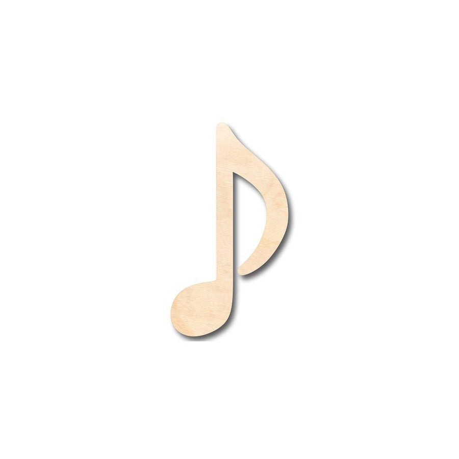 Unfinished Wood Musical Note Shape - Music - Nursery - Craft - up to 46" DIY - NameSigns.com