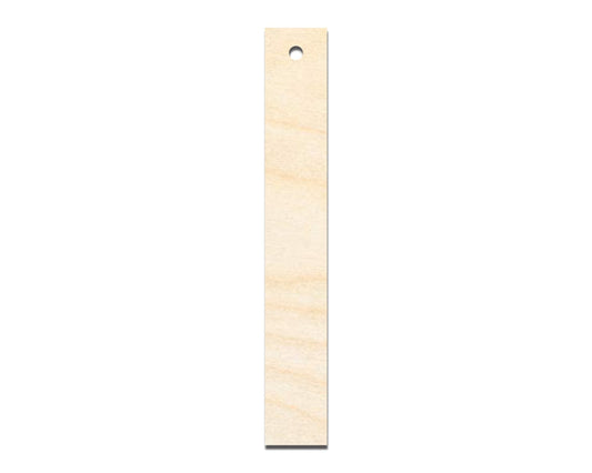 Unfinished Wood Narrow Bookmark Shape | DIY Craft Cutout | up to 12" DIY - NameSigns.com
