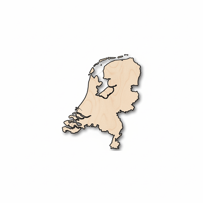Unfinished Wood Netherlands Shape - Country - Craft - up to 46" DIY - NameSigns.com