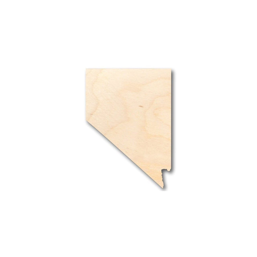 Unfinished Wood Nevada Shape - State - Craft - up to 46" DIY - NameSigns.com