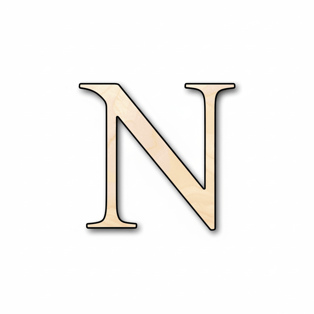 Unfinished Wood Nu Silhouette - Craft - up to 46" DIY - NameSigns.com